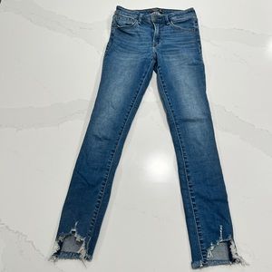 Abercrombie & Fitch | Mid Rise Super Skinny Ankle Jeans | Size 25 or Size 0